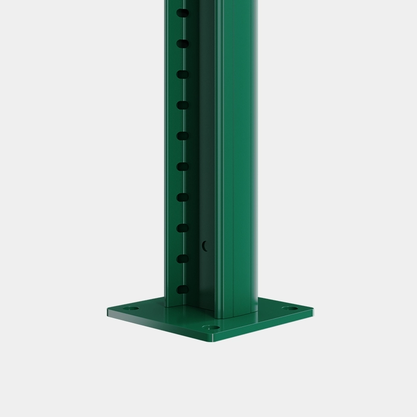 Platine avec poteau EKLIPS vert