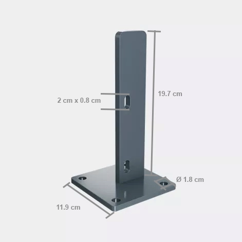Dimensions platine H