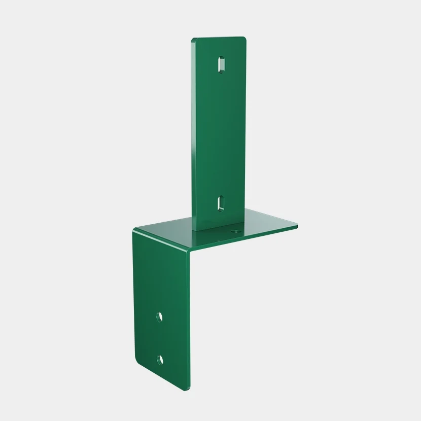 Platine équerre pour poteau EKLIPS Vert