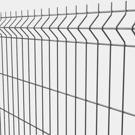 Grillage rigide : Panneau 2,50m fil Ø4/5 mm gris