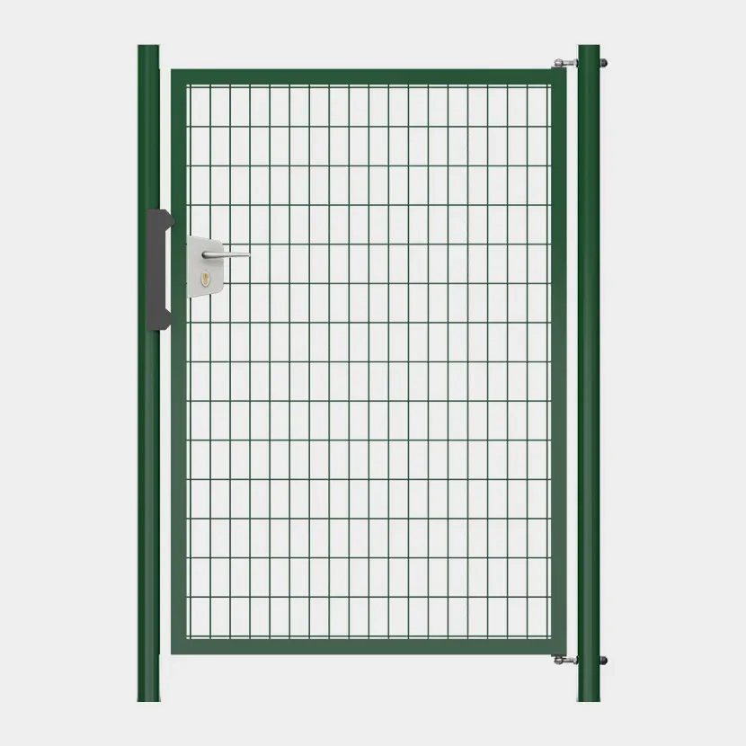 Portillon Grillage vert: vue face