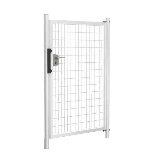 portillon grillage blanc