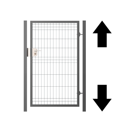 portillon grillagé hauteur 1.25 m