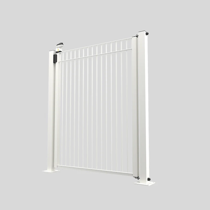 Portillon piscine blanc