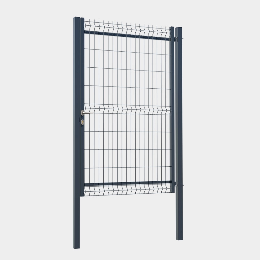 Portillon : Portillon grillagé prestige gris anthracite