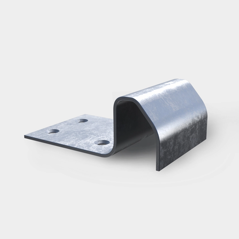 Accessoire Portail: Sabot a visser vue face