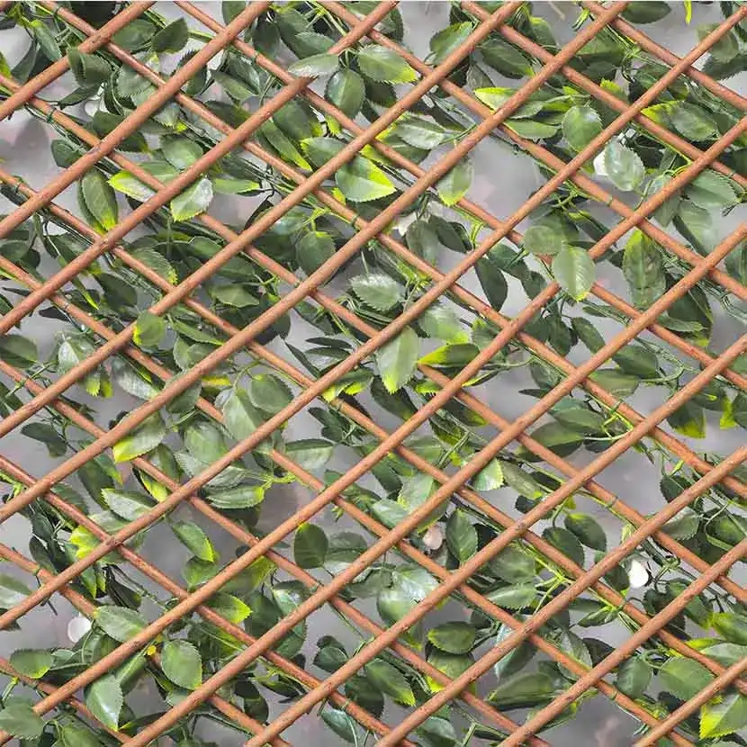 Brise vue: Treillis Extensible Jasmin Fleuri ouvert