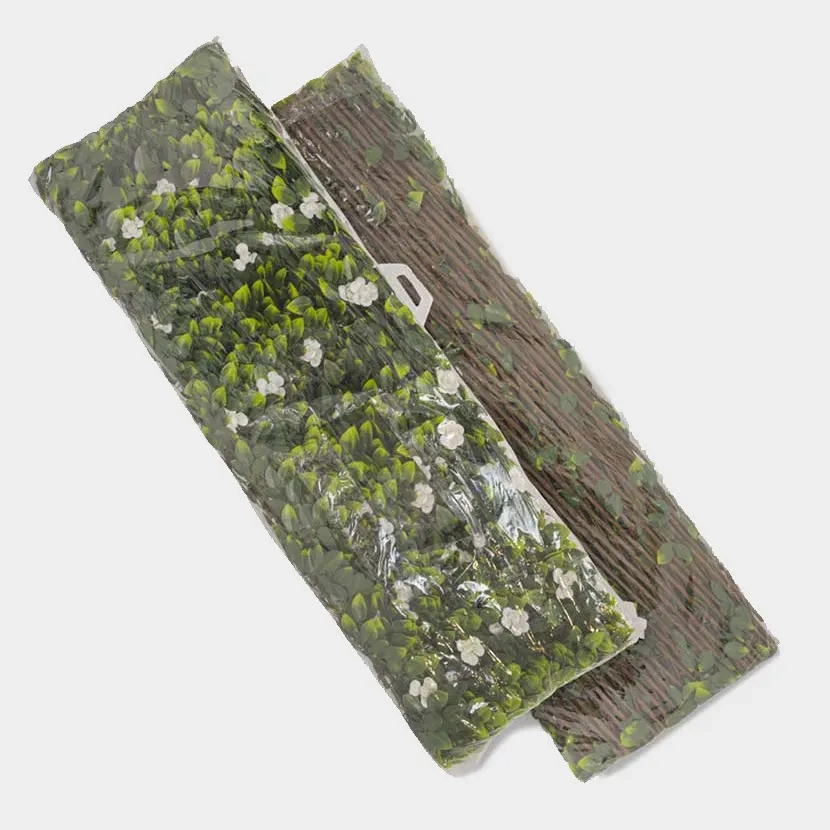 Brise vue: Treillis Extensible Jasmin Fleuri sac