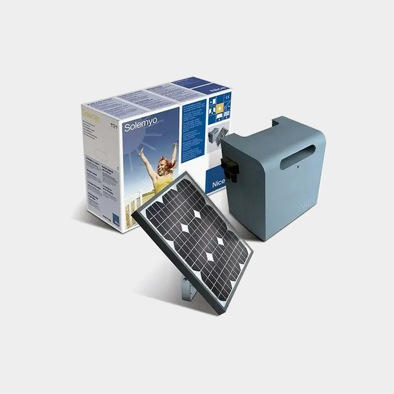 Portail : Kit d'alimentation solaire NICE Solemyo