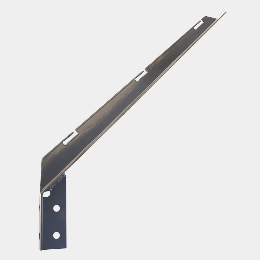 Grillage rigide : Bavolet pour poteau H gris anthracite