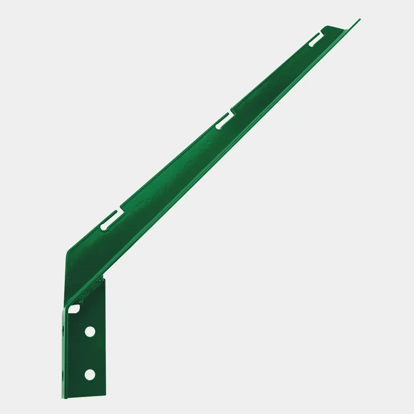 Grillage rigide : Bavolet pour poteau H Vert