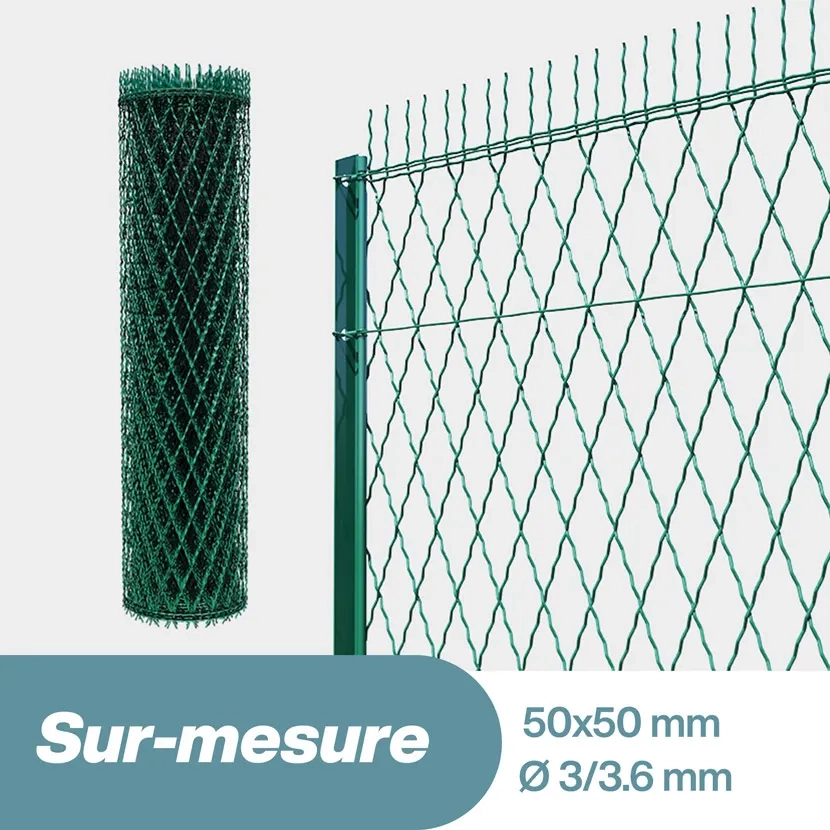 Bordure Parisienne: bordure defensive verte sur mesure