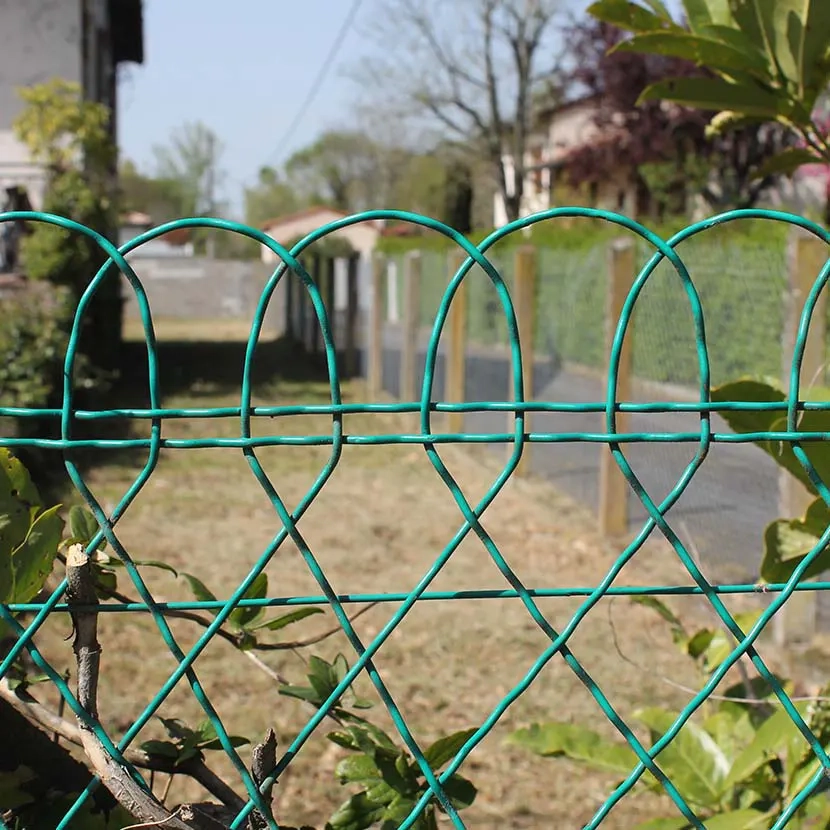 Bordure parisienne ronde: photo zoom bordure parisienne verte