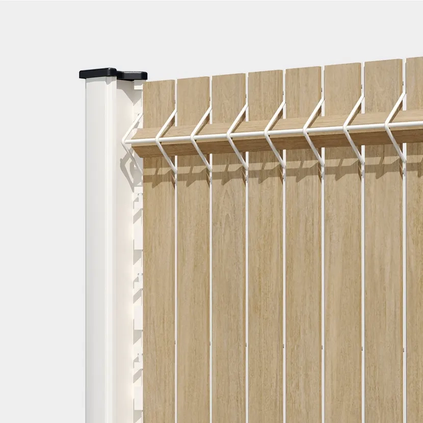 Brise vue: Kit lattes bois N55 60m