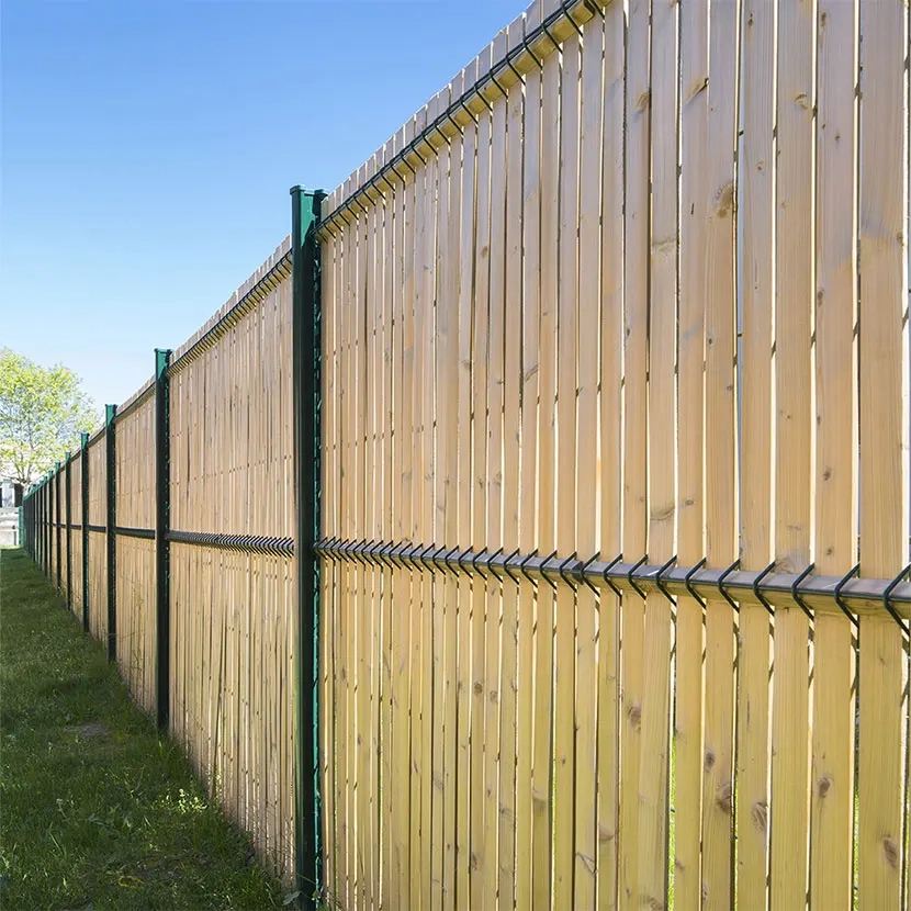 Brise vue: Kit lattes bois N55 2m 2,5m photo