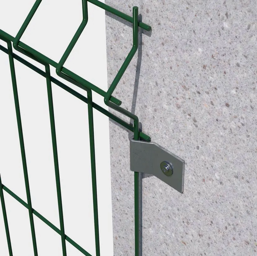 Accessoires grillage rigide: Crochets fixation murale