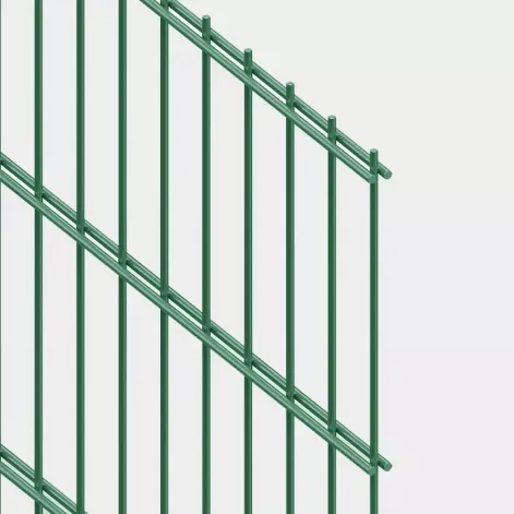 Grillage rigide : Kit de grillage rigide double fil vert