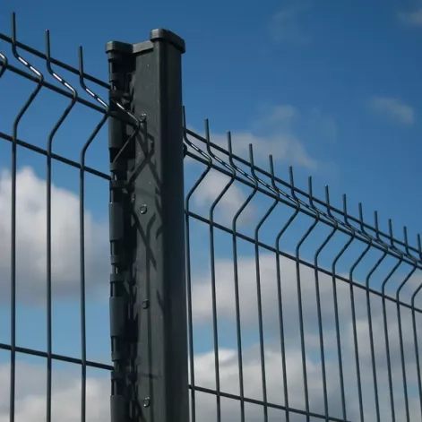 Grillage rigide : Kit de grillage rigide poteaux H Gris Anthracite