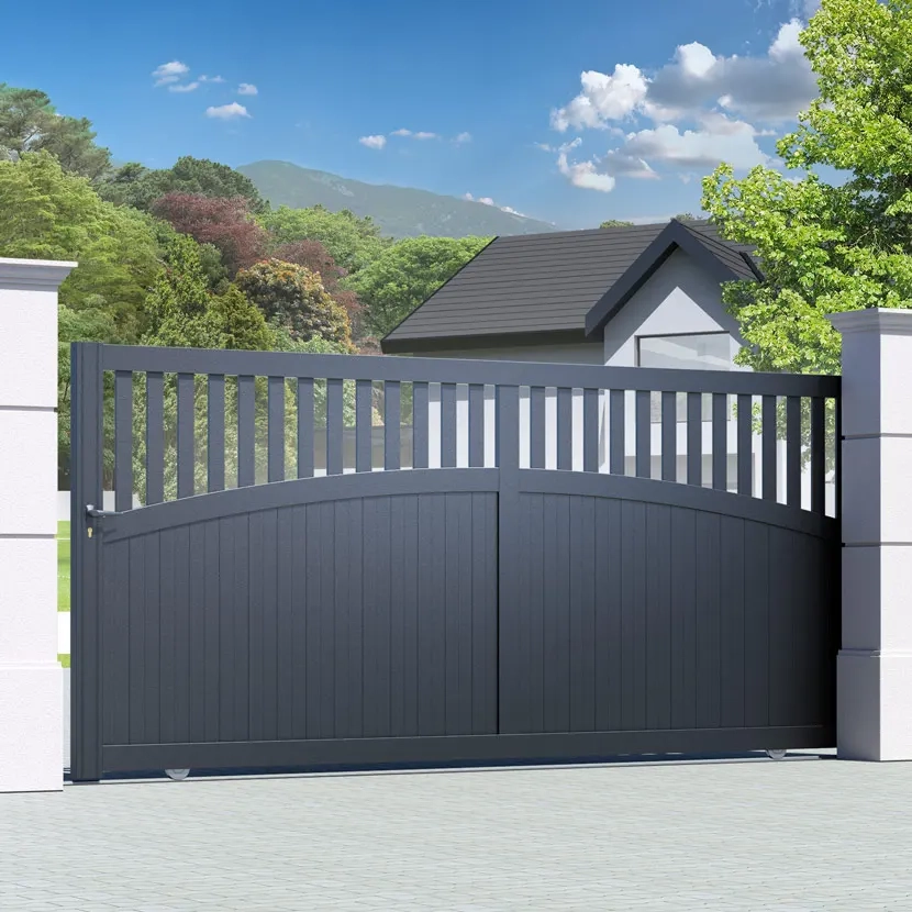 Portail aluminium: Portail coulissant Akaba