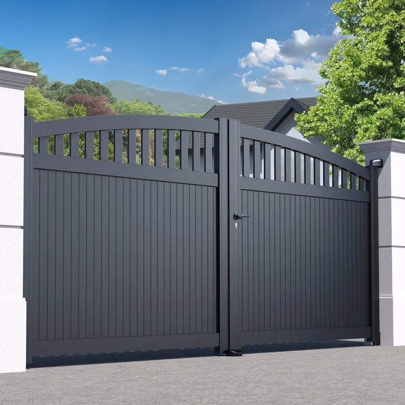 Portail aluminium: Portail double battant Arrecife