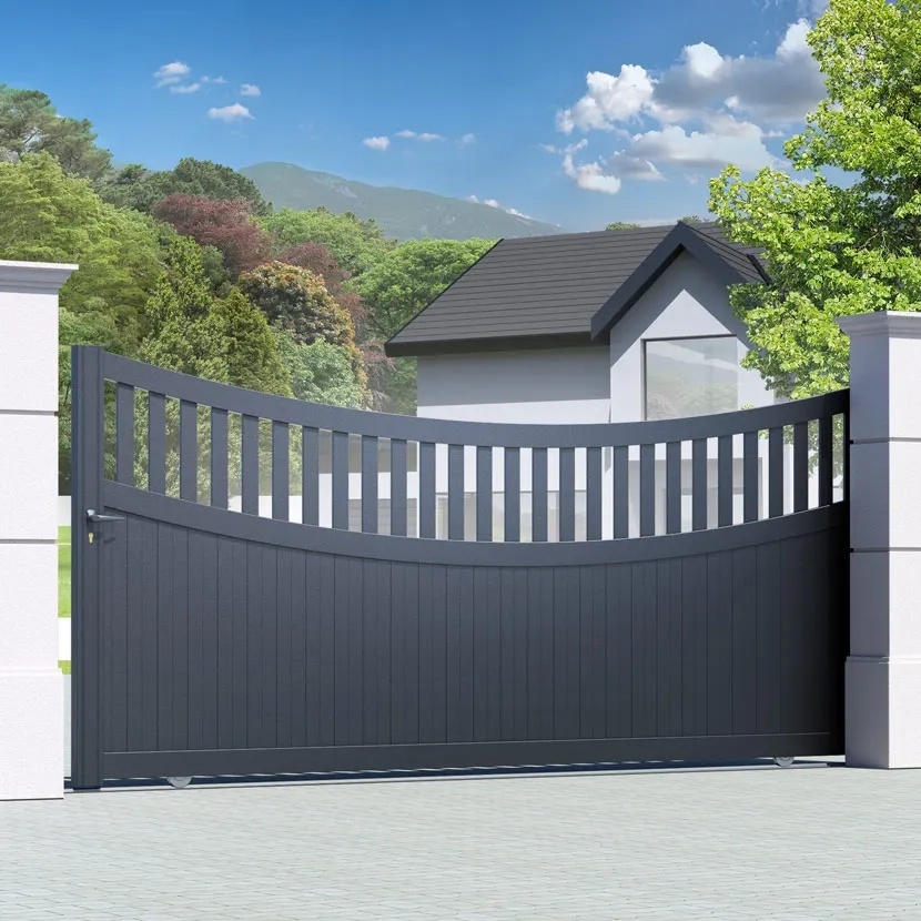 Portail aluminium: Portail coulissant Benares