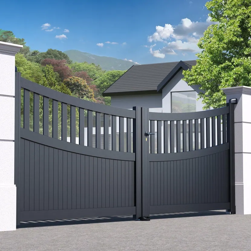 Portail aluminium: Portail double battant Benares