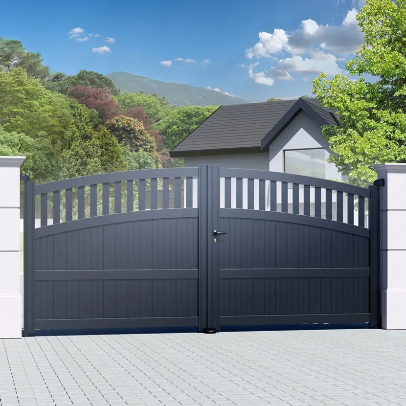 Portail aluminium: Portail double battant Calvi