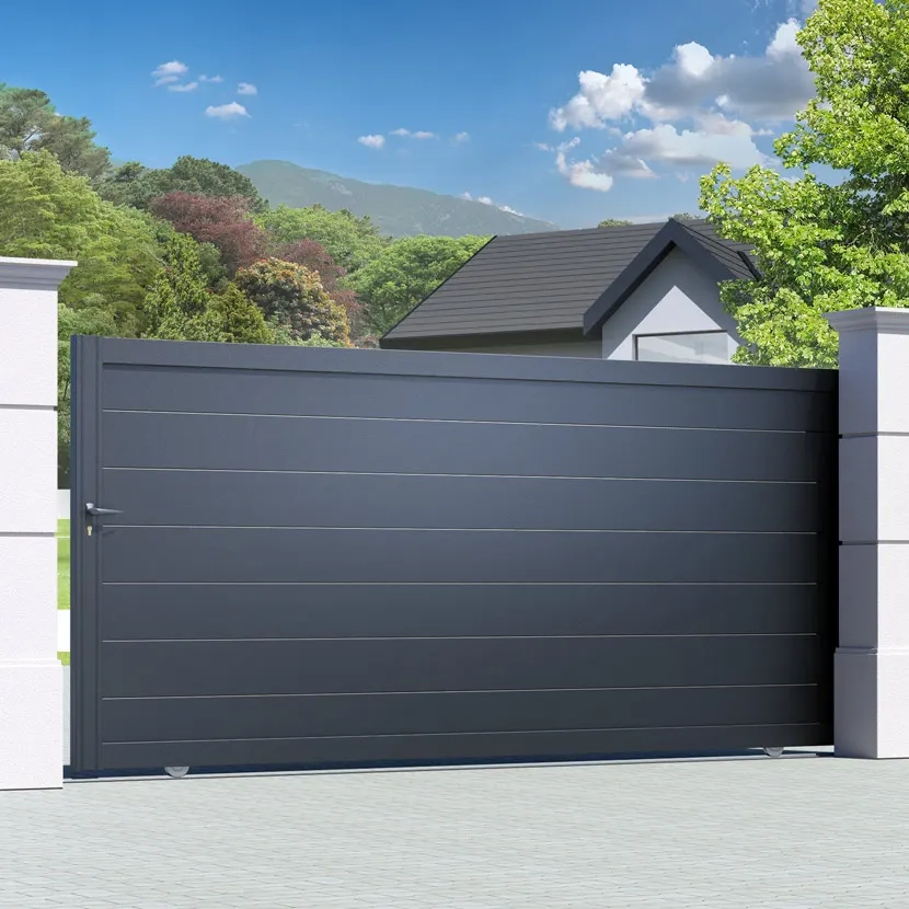 Portail aluminium: Portail coulissant Cincinnati