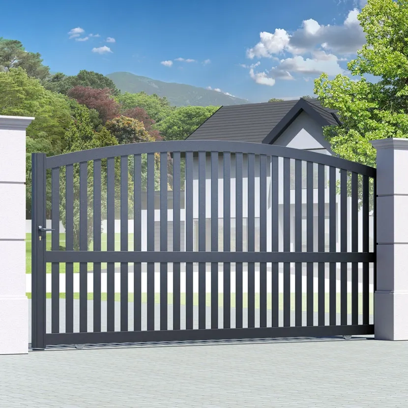 Portail aluminium: Portail coulissant Corfou