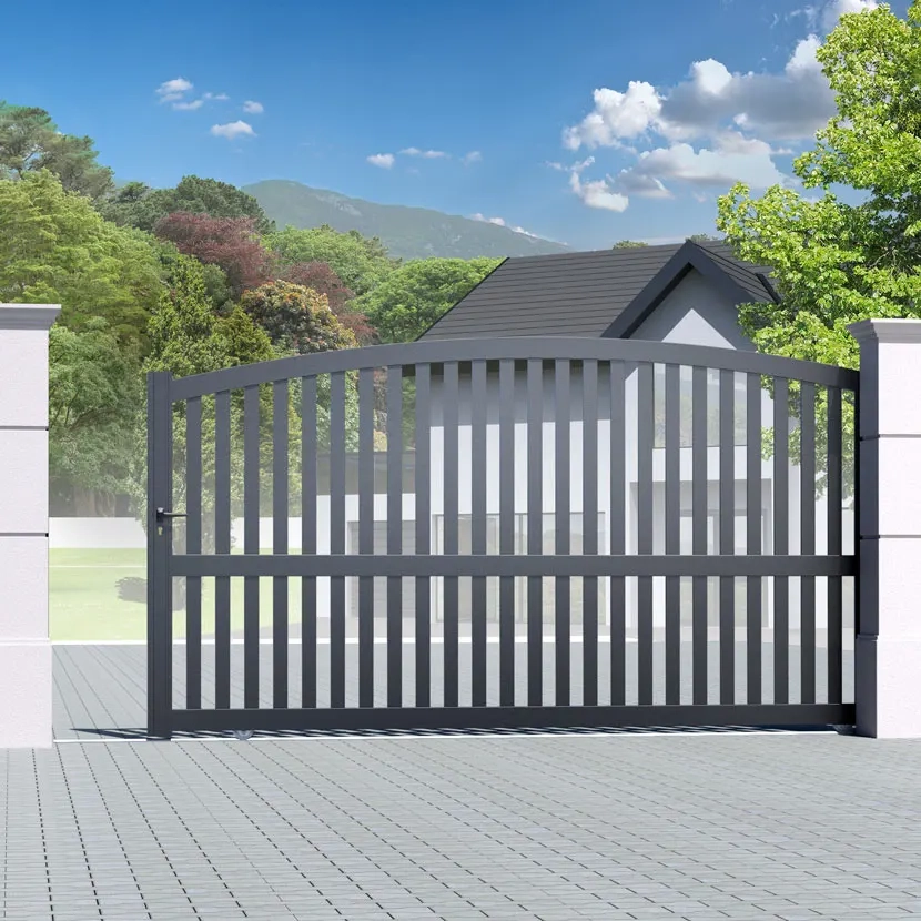 Portail aluminium: Portail coulissant Corfou