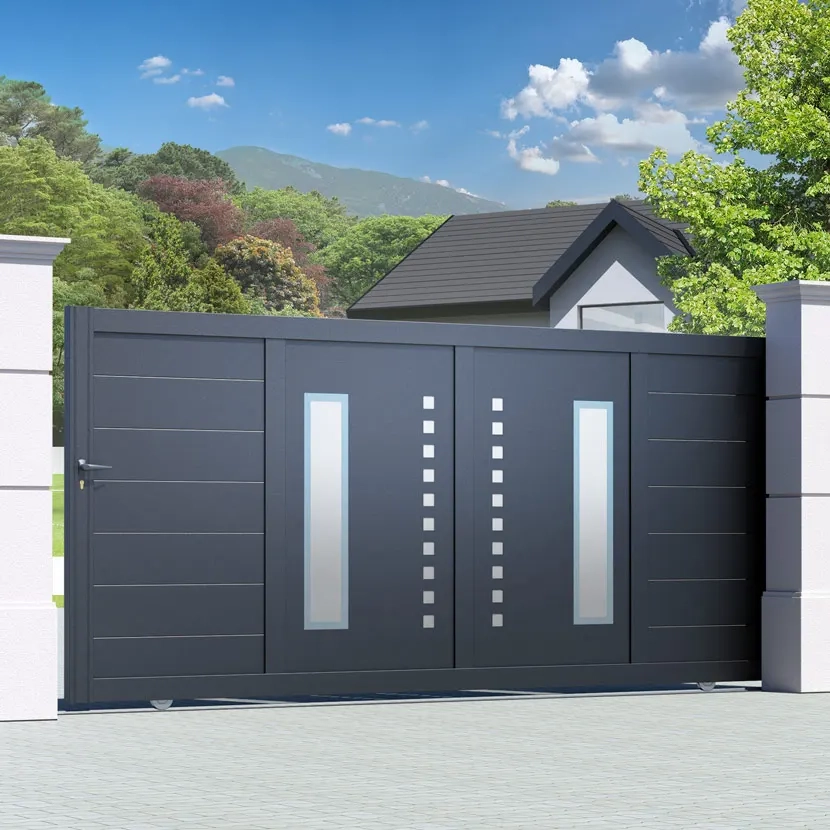Portail aluminium: Portail coulissant Deauville