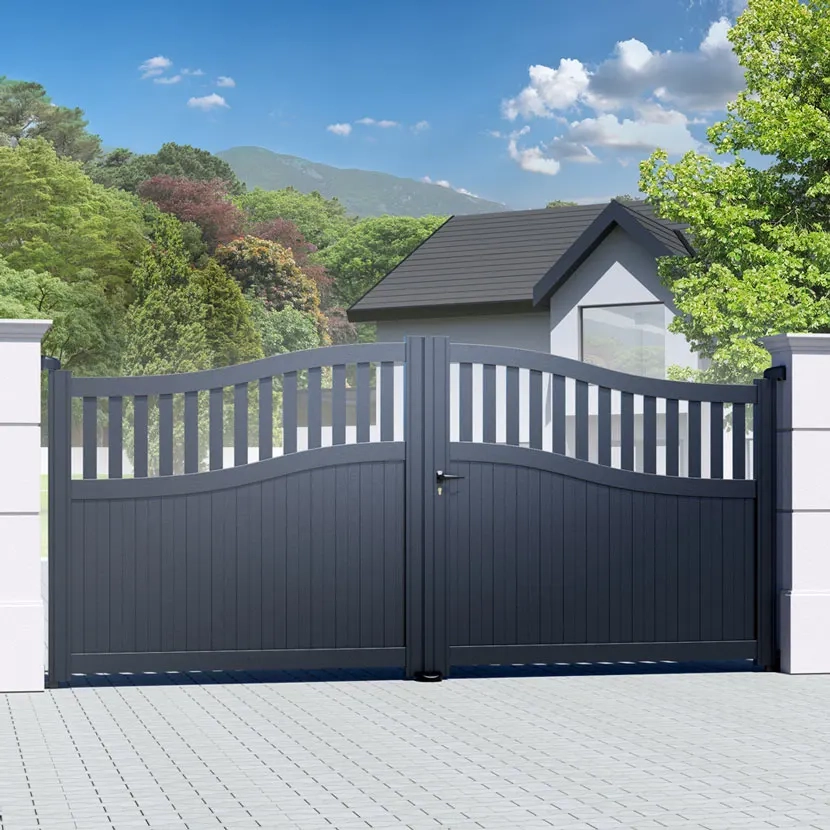 Portail aluminium: Portail double battant Floride