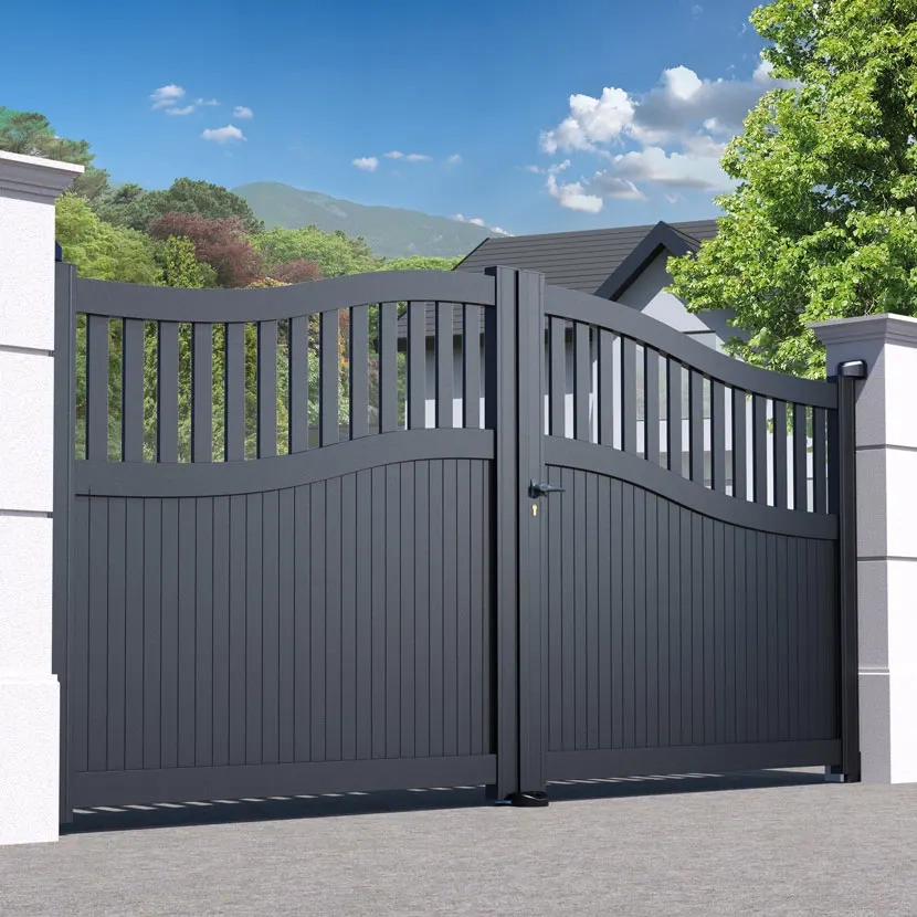 Portail aluminium: Portail double battant Floride