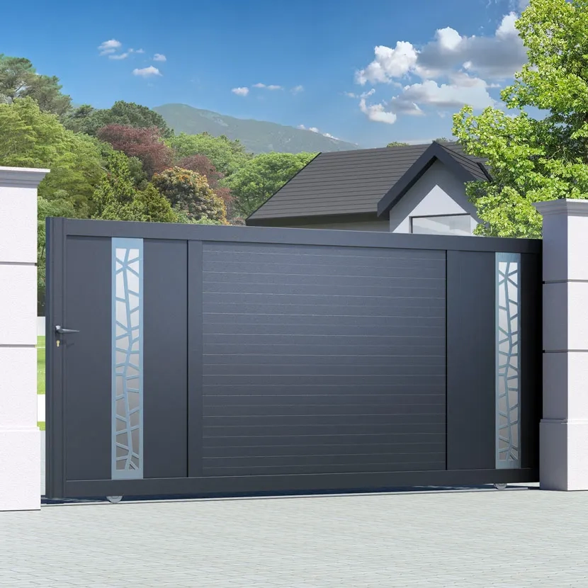 Portail aluminium: Portail coulissant Jerez