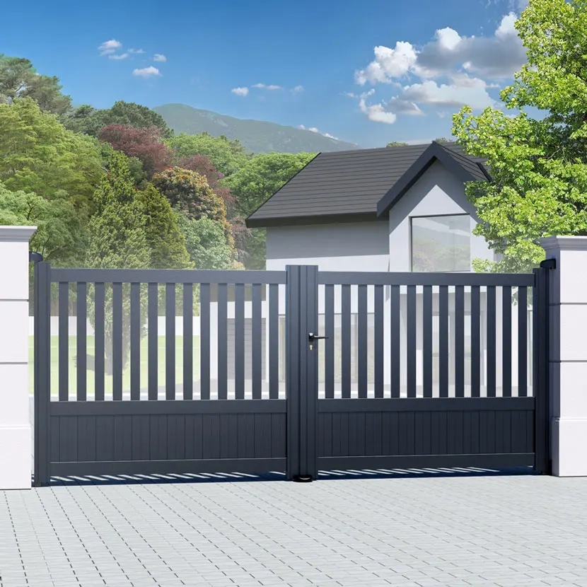 Portail aluminium: Portail double battant Kansas