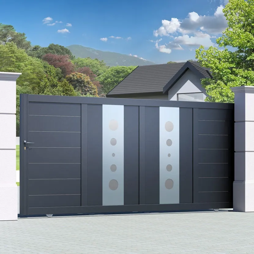 Portail aluminium: Portail coulissant Marseille