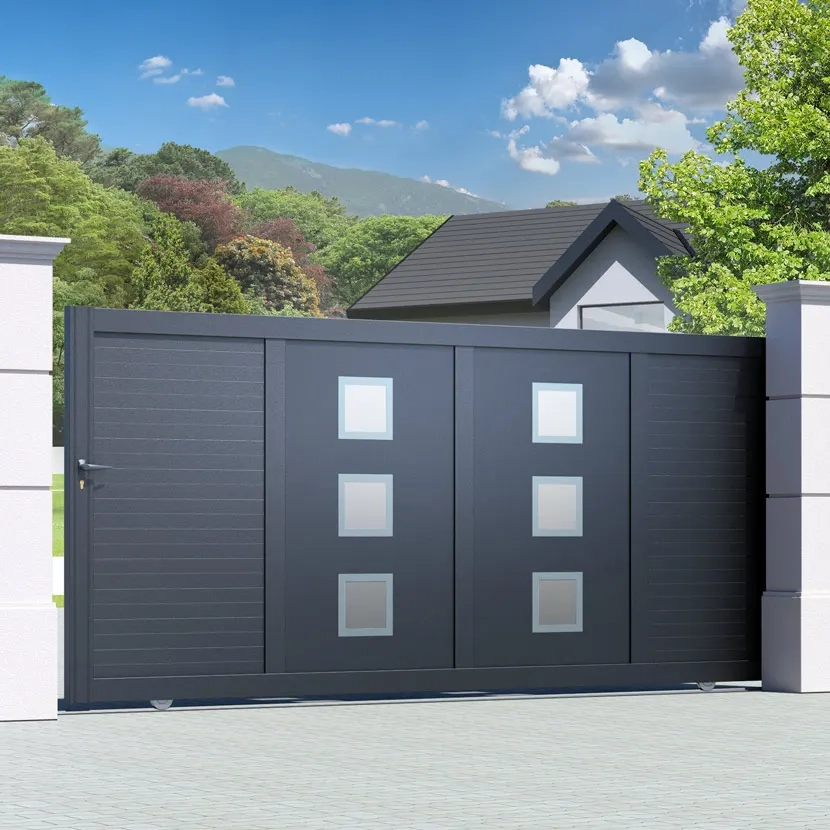 Portail aluminium: Portail coulissant Nassau