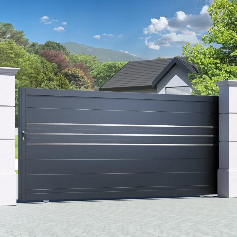 Portail aluminium: Portail coulissant Oslo