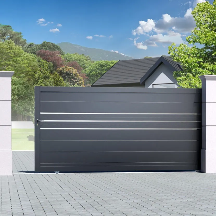 Portail aluminium: Portail coulissant Oslo