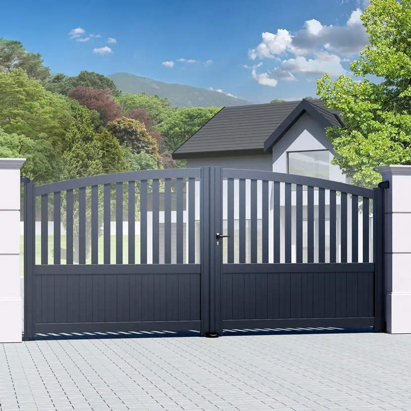 Portail aluminium: Portail double battant Philadelphia