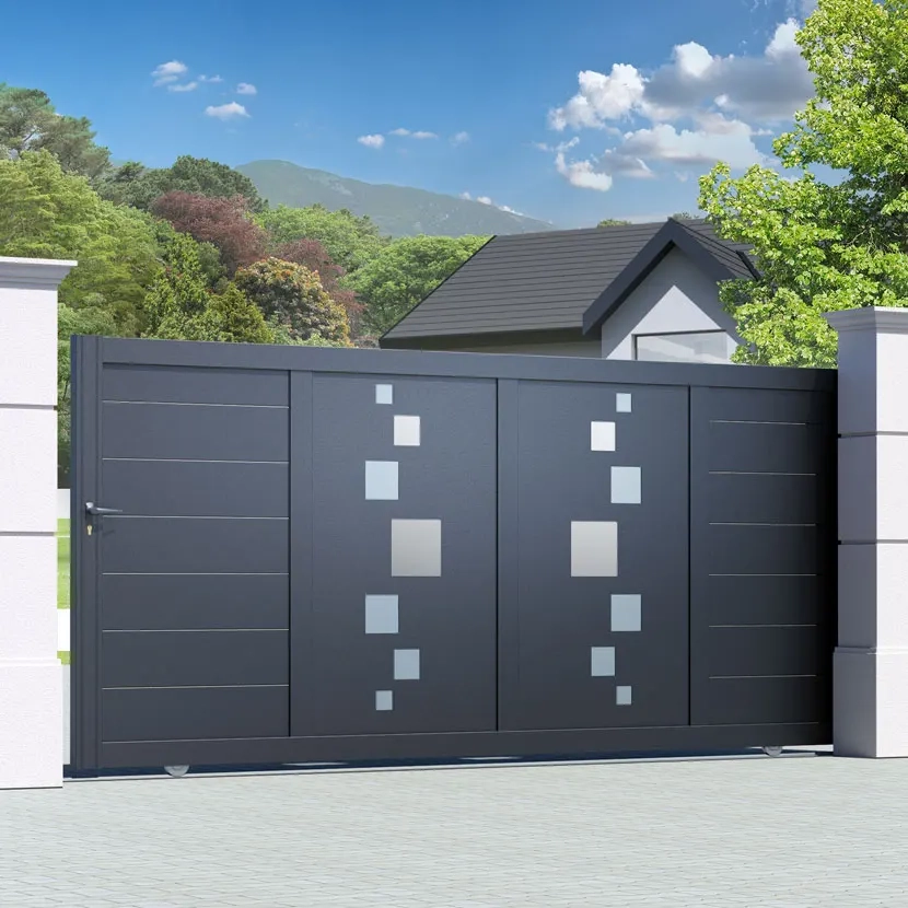 Portail aluminium: Portail coulissant Strasbourg