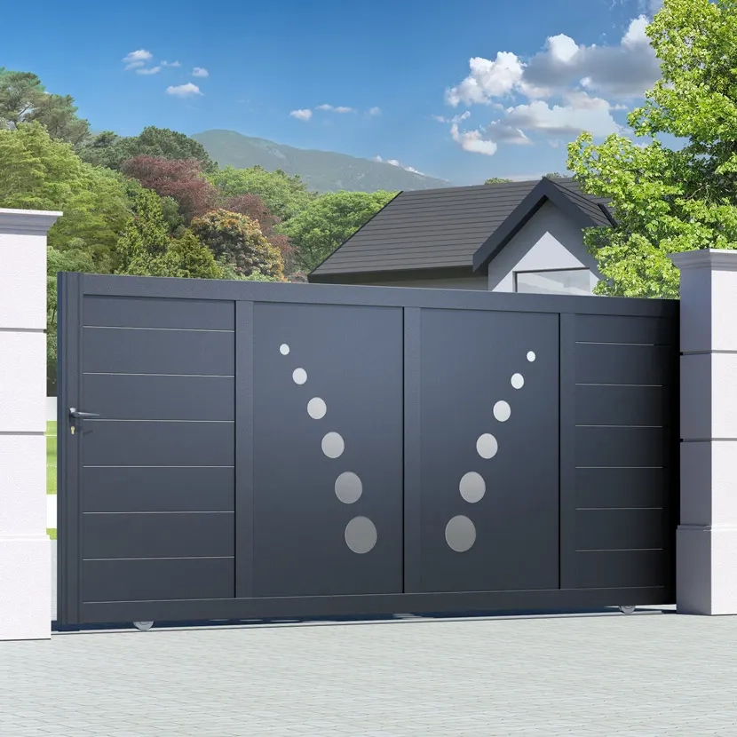 Portail aluminium: Portail coulissant Toulouse