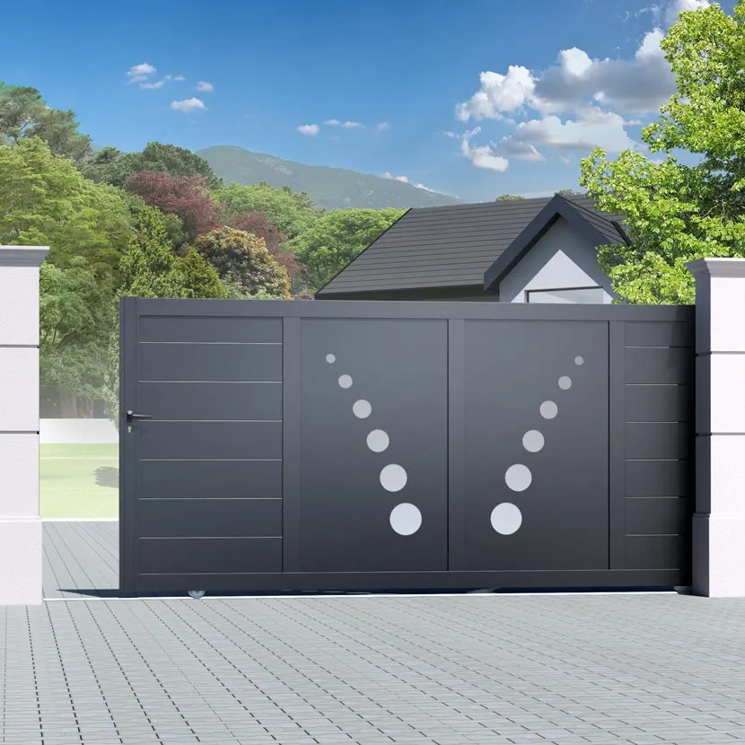 Portail aluminium: Portail coulissant Toulouse