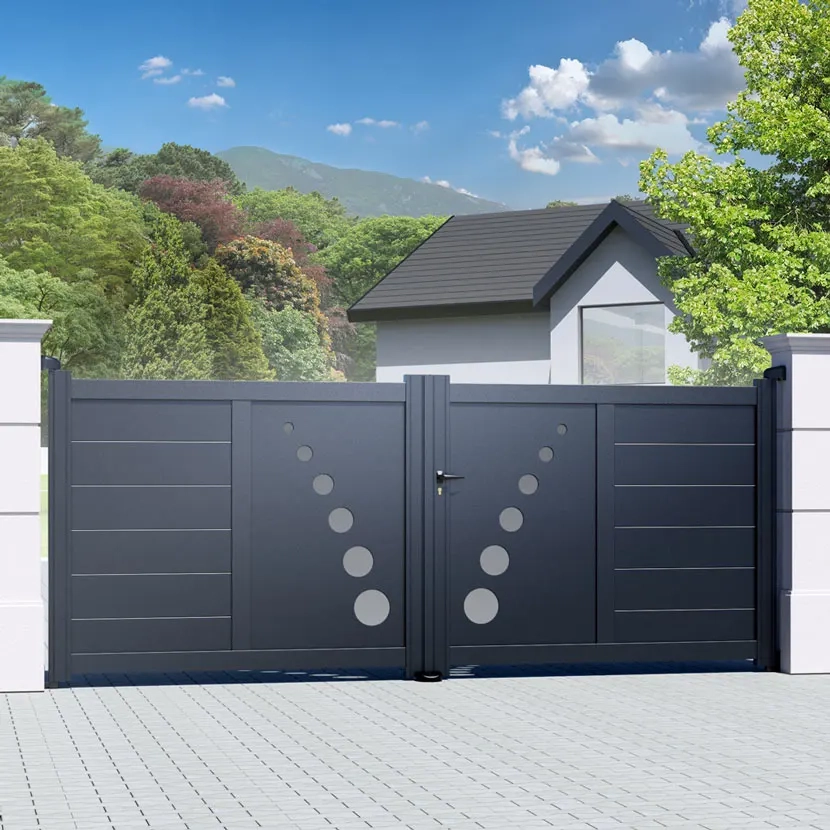 Portail aluminium: Portail double battant Toulouse