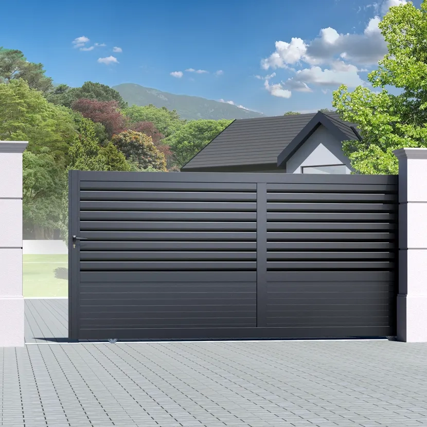 Portail aluminium: Portail coulissant Trieste