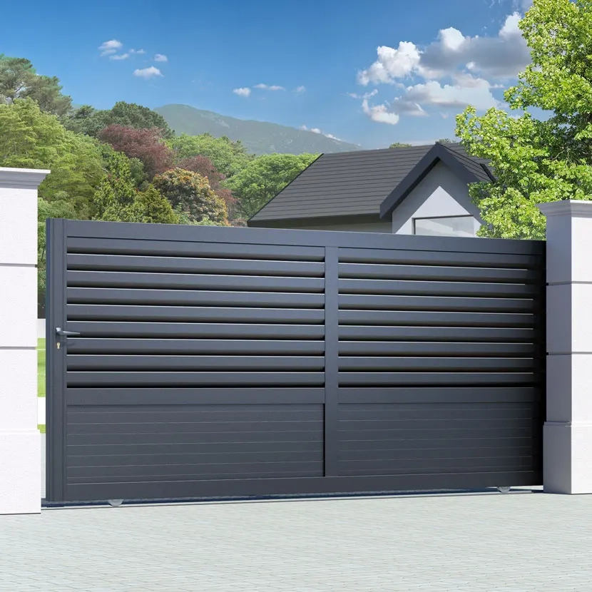 Portail aluminium: Portail coulissant Trieste