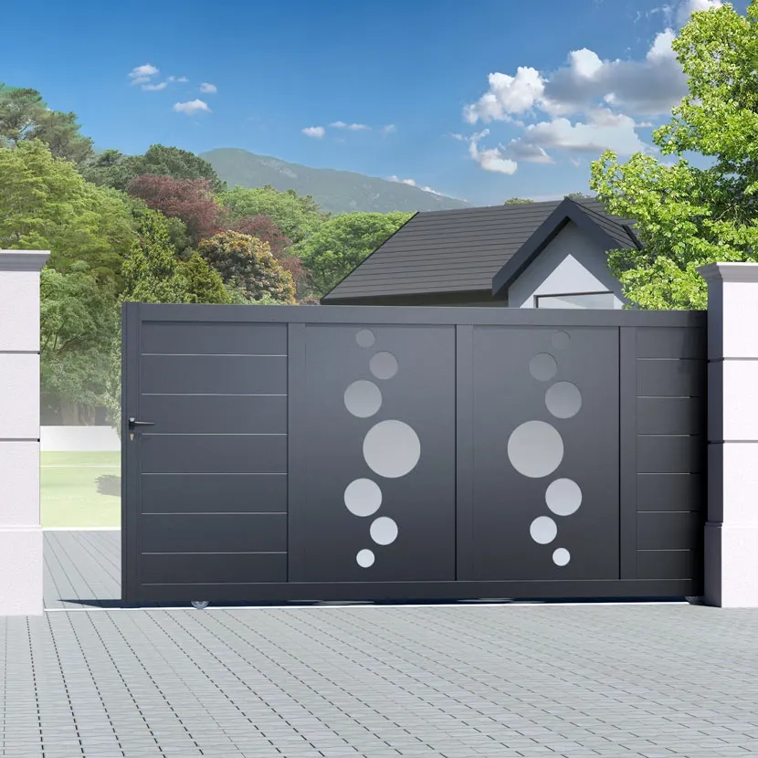 Portail aluminium: Portail coulissant Vitoria