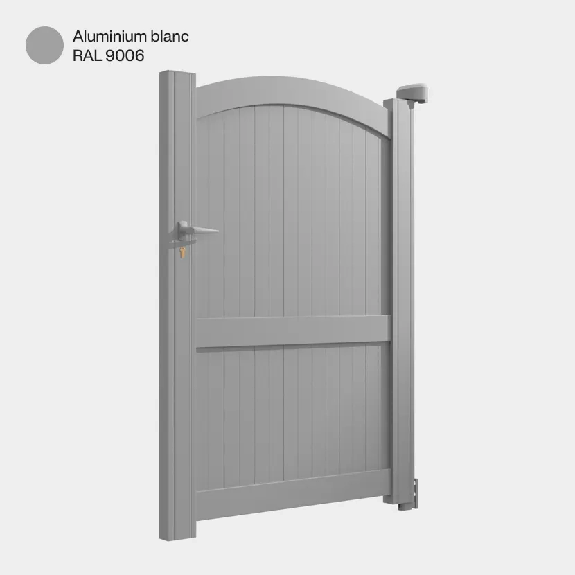 Portillon aluminium: Portillon Adelaide Aluminium blanc RAL 9006