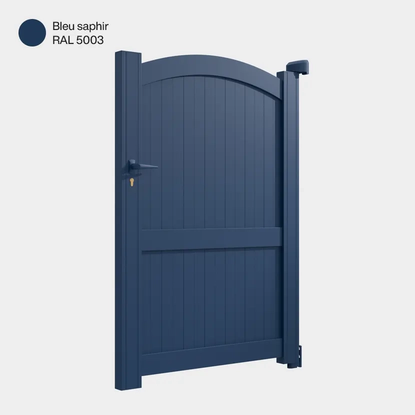 Portillon aluminium: Portillon Adelaide Bleu saphir RAL 5003