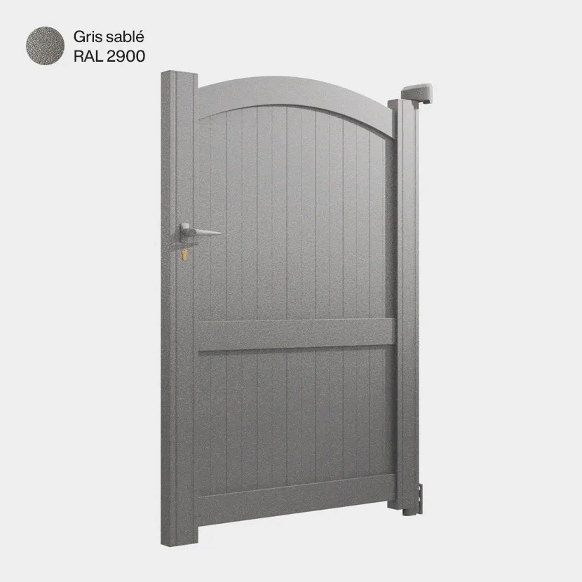 Portillon aluminium: Portillon Adelaide Gris sable RAL 2900